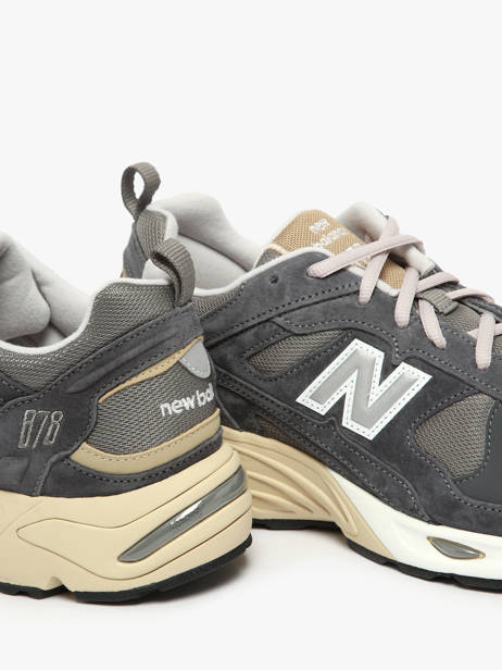 Sneakers 878 En Cuir New balance Gris boy CM878MG1 vue secondaire 2