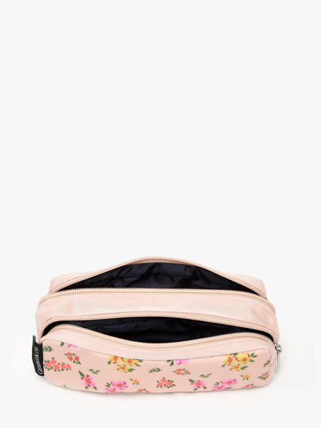 Trousse 2 Compartiments Caramel et cie Rose boheme FI vue secondaire 1