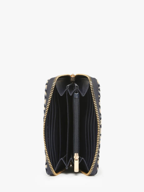 Portefeuille Tommy hilfiger Bleu th jacquard AW17479 vue secondaire 1