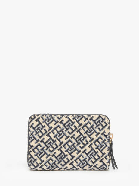 Portefeuille Tommy hilfiger Bleu th jacquard AW17479 vue secondaire 2