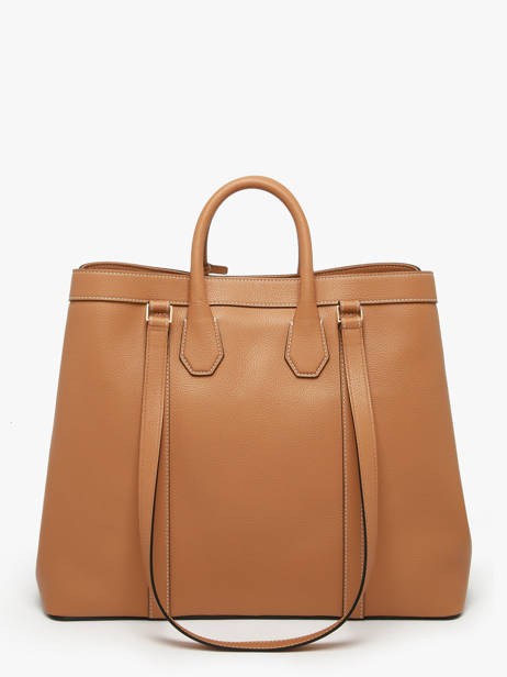 Cabas Belleville Cuir Lancel Marron belleville A13738 vue secondaire 5