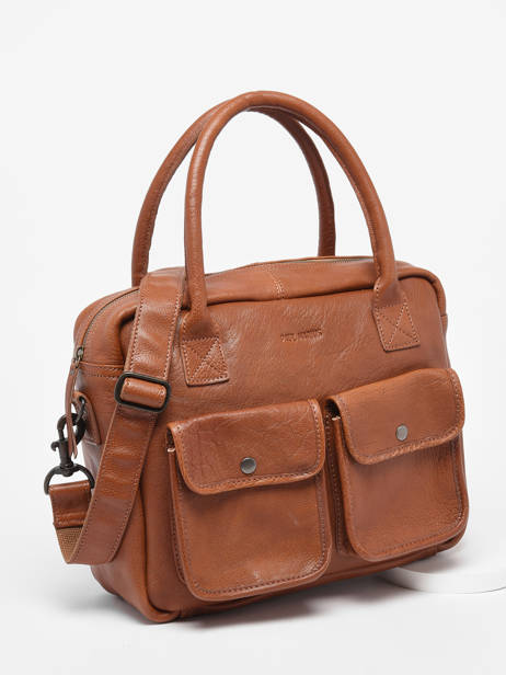 Sac Le Dandy A4 Cuir Paul marius Marron vintage S vue secondaire 2