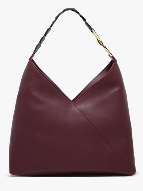 Sac Porté épaule Pagode Cuir Lancel Violet pagode A12510 vue secondaire 5