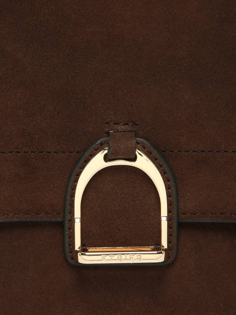 Sac Bandoulière Xs Altesse Suede Etrier Marron altesse suede EASU048X vue secondaire 5