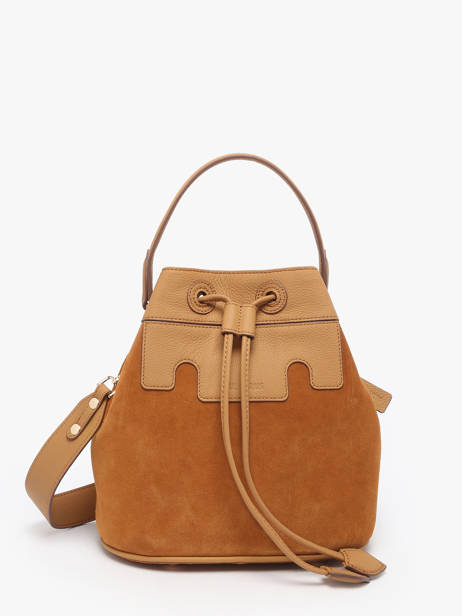 Sac Bandoulière La Suite Cuir Paul marius Orange la suite CAPUCSUI