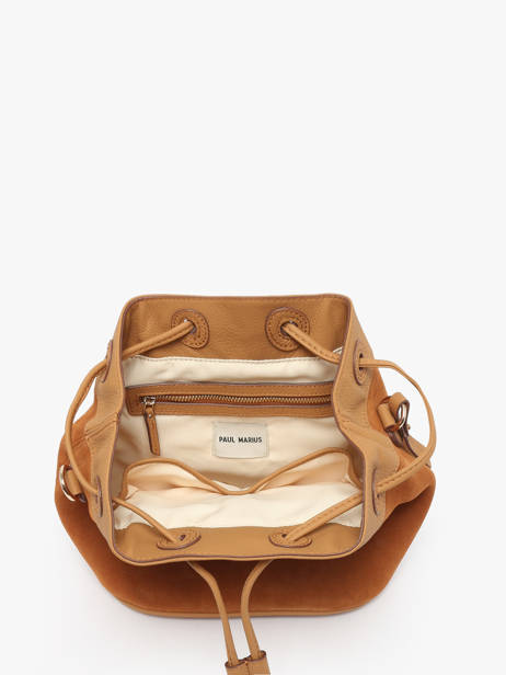 Sac Bandoulière La Suite Cuir Paul marius Orange la suite CAPUCSUI vue secondaire 3