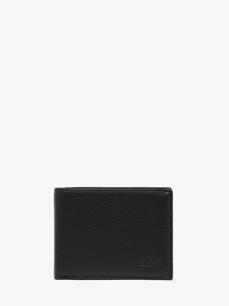 Portefeuille Cuir Yves renard Noir foulonne 2372