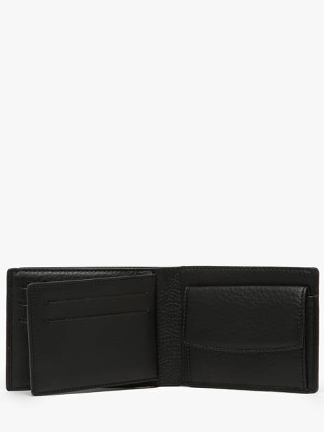 Portefeuille Cuir Yves renard Noir foulonne 2372 vue secondaire 1