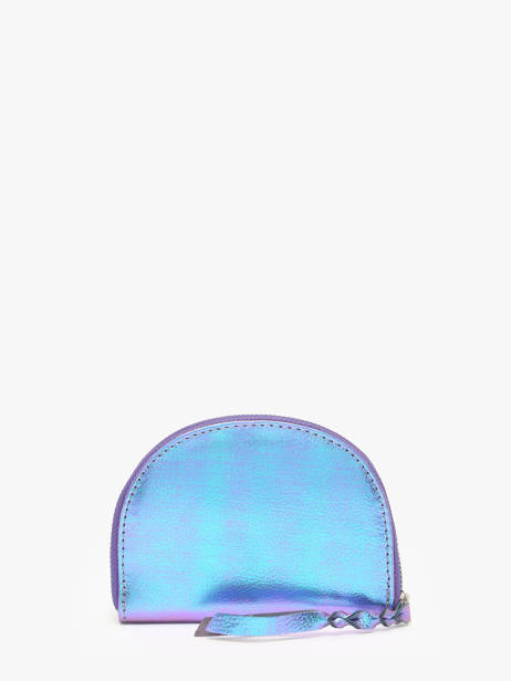 Porte-monnaie Manon Scarabée Cuir Paul marius Bleu scarabee MANONSCA vue secondaire 2