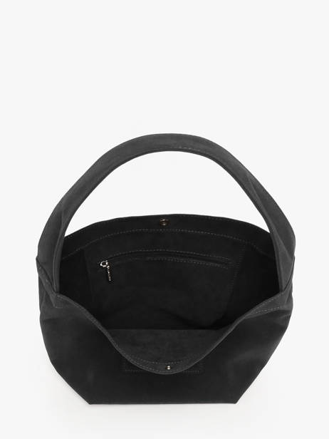 Sac Porté épaule Suedine Kba Polyester Lancaster Noir suedine kba 60 vue secondaire 3