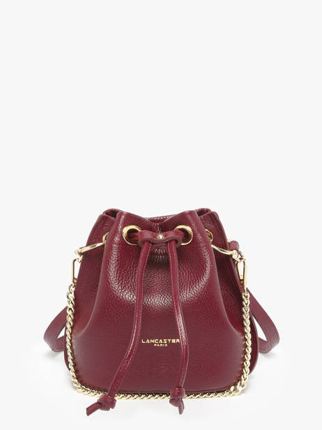 Sac Bourse Alba Double Cuir Lancaster Rouge alba double 80