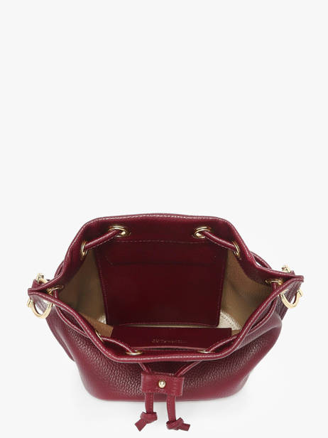 Sac Bourse Alba Double Cuir Lancaster Rouge alba double 80 vue secondaire 3