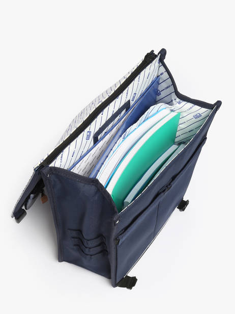 Sac à Dos 2 Compartiments Cabaia Bleu school L vue secondaire 4