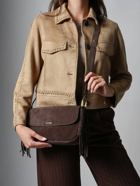 Sac Porté épaule Country Cuir Etrier Marron country ECOU145M vue secondaire 2