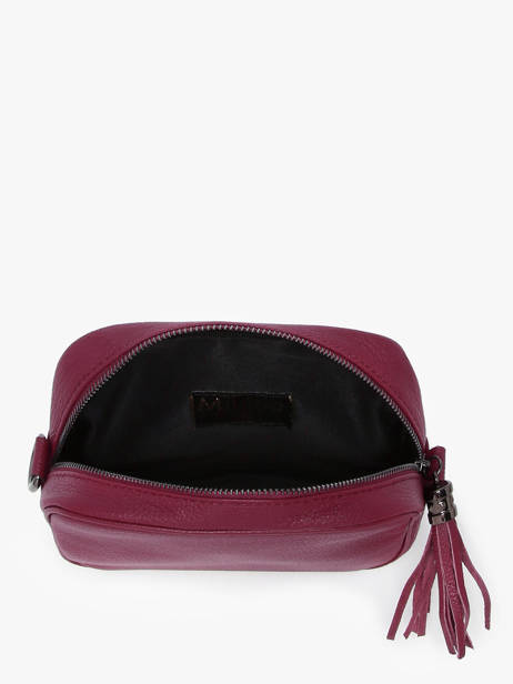 Sac Bandoulière Caviar Cuir Milano Violet caviar CA2006N vue secondaire 3