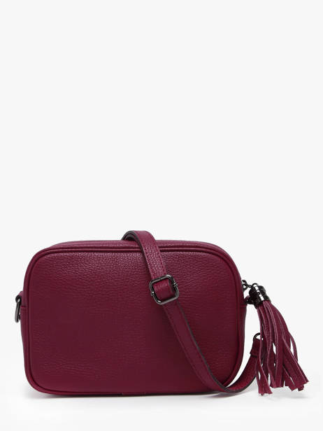 Sac Bandoulière Caviar Cuir Milano Violet caviar CA2006N vue secondaire 4