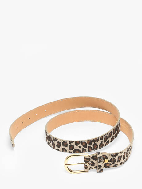 Ceinture Réglable Milano Beige velvet leopardo VL25067 vue secondaire 2