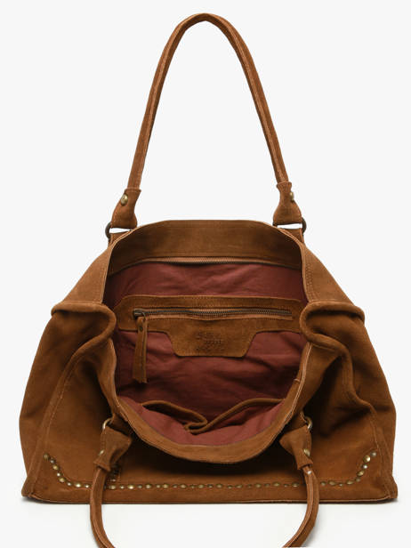 Sac à Main A4 Houston Cuir Basilic pepper Marron houston BHOU31 vue secondaire 3