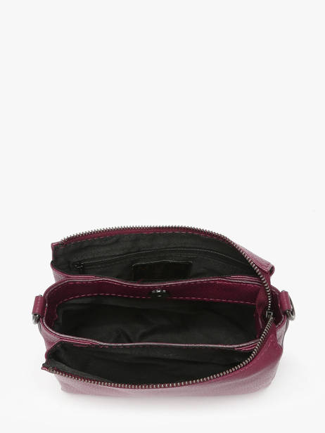 Sac Bandoulière Caviar Cuir Milano Violet caviar CA25065 vue secondaire 3