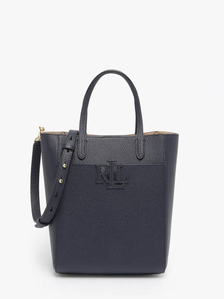 Sac Bandoulière Cameryn Cuir Lauren ralph lauren Bleu cameryn 31966760