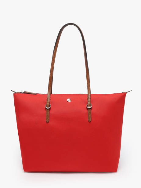 Sac Shopping S Keaton 26 Nylon Lauren ralph lauren Rouge chadwick 31916737