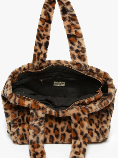 Sac Porté épaule A4 Fur David jones Beige fur CM7878 vue secondaire 3
