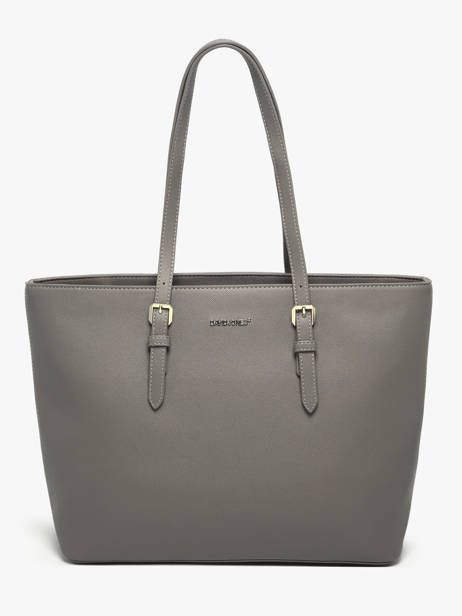 Sac Porté épaule A4 Saffiano David jones Gris saffiano 3