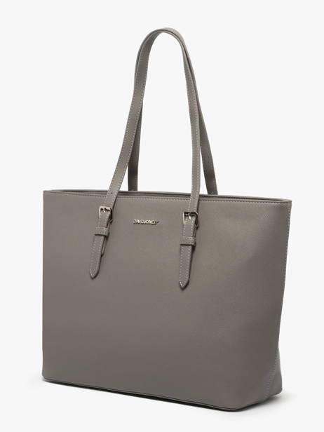 Sac Porté épaule A4 Saffiano David jones Gris saffiano 3 vue secondaire 2