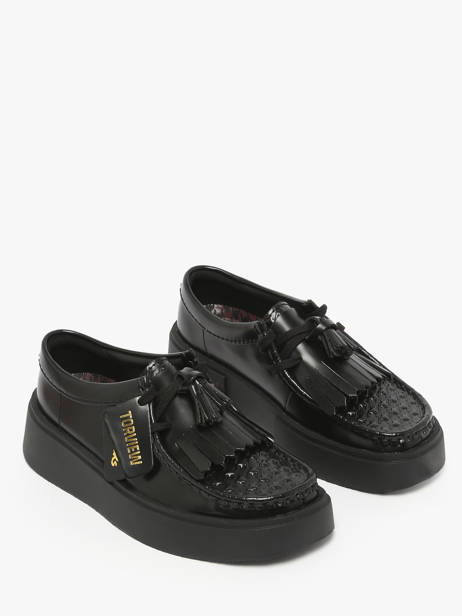 Chaussures Derbies Torview En Cuir Clarks Noir women 26184943 vue secondaire 2