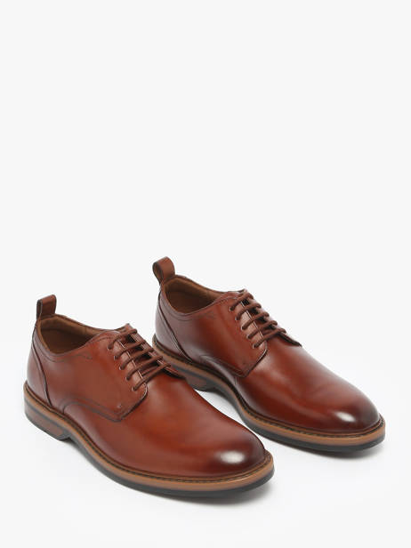 Chaussures Derbies Aldwin Lace En Cuir Clarks Marron men 26183252 vue secondaire 2