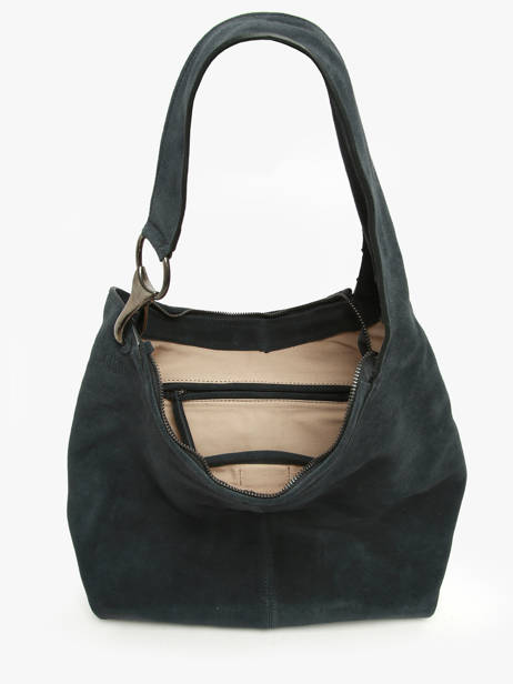 Sac Porté épaule Leather Cuir Biba Bleu leather JAP2L vue secondaire 3