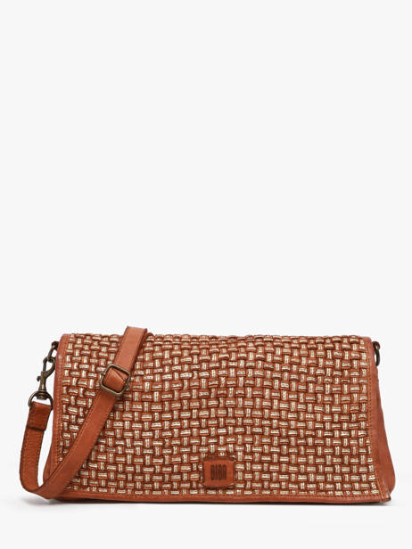 Sac Bandoulière Heritage Cuir Biba Marron heritage KAB8L