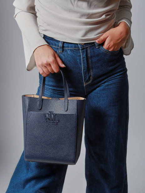 Sac Bandoulière Cameryn Cuir Lauren ralph lauren Bleu cameryn 31966760 vue secondaire 1