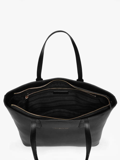 Sac Porté épaule Th Logotape Polyurethane Tommy hilfiger Noir th logotape AW17449 vue secondaire 3