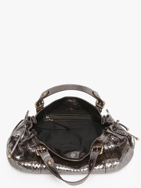 Sac Porté épaule Serpent Cuir Gerard darel Gris serpent DCS01472 vue secondaire 3