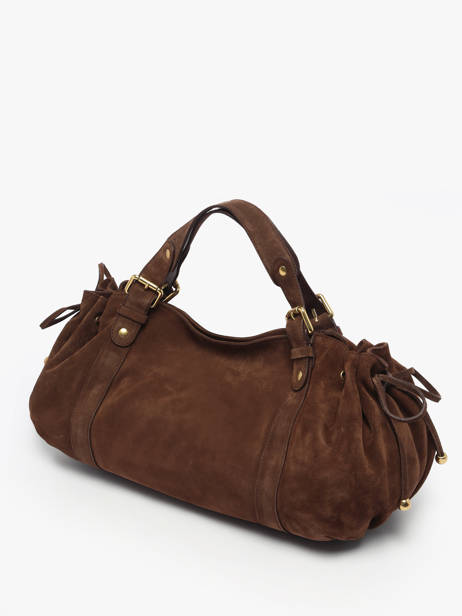 Sac Porté épaule Folk Cuir Gerard darel Marron folk DCS01407 vue secondaire 2