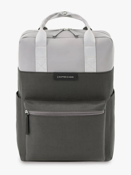 Sac à Dos Business 1 Compartiment + Pc 15'' Kapten and son Gris backpack BERGEN