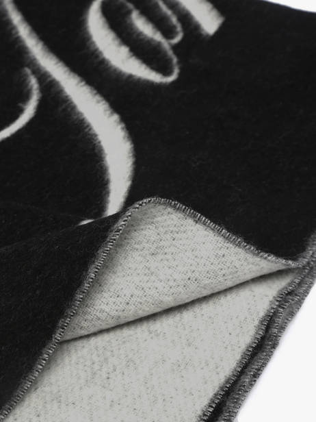 Écharpe Tommy hilfiger Noir tommy script logo AW17786 vue secondaire 1