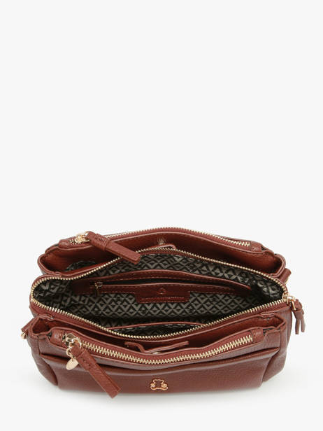 Sac Bandoulière Soft Lulu castagnette Marron soft YAMINA vue secondaire 2