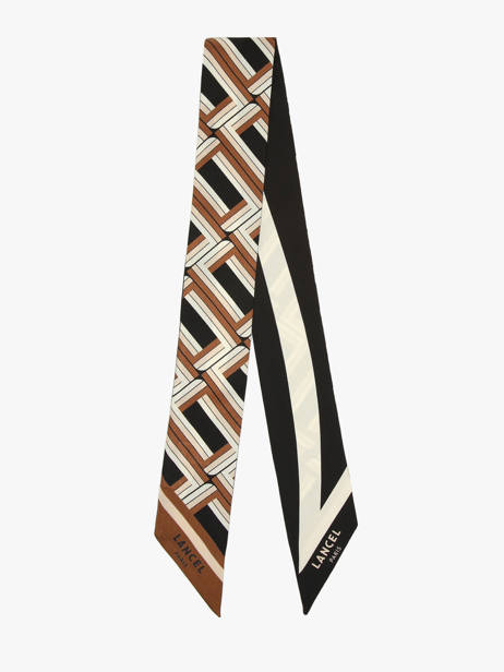 Ruban De Soie Monogram 82x5,5cm Lancel Marron charms A13495