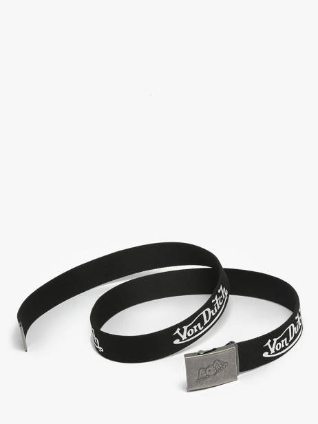 Ceinture Ajustable Nylon Von dutch Noir belt NYLON vue secondaire 2