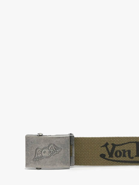 Ceinture Ajustable Nylon Von dutch Vert belt NYLON vue secondaire 1
