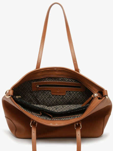 Sac Porté épaule Zip Lulu castagnette Marron zip ZAHERE vue secondaire 3