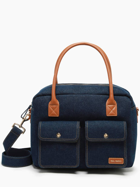 Sac Le Dandy Denim Brut Paul marius Bleu denim brut DANDYDEB