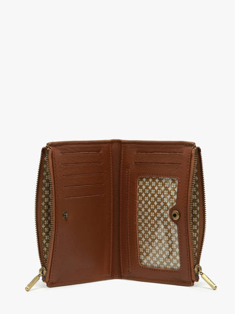 Portefeuille Cuir Mila louise Marron vintage 3576PA vue secondaire 1