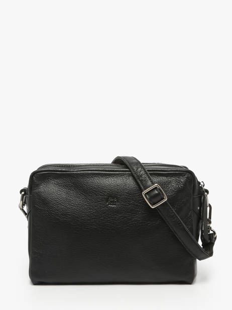 Sac Bandoulière Vintage Cuir Mila louise Noir vintage 23673LC vue secondaire 4