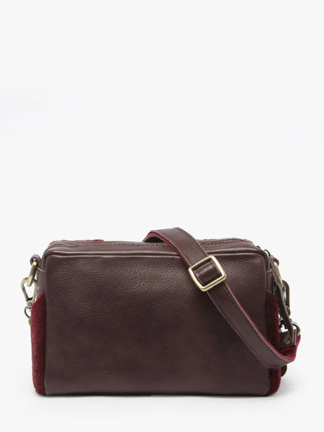 Sac Bandoulière Vintage Cuir Mila louise Marron vintage 23673FUC vue secondaire 4