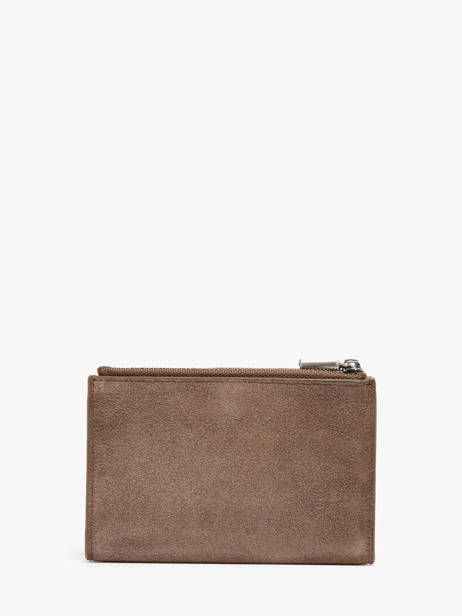 Portefeuille Cuir Mila louise Marron vintage 3576V vue secondaire 2