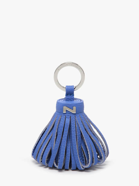Porte-clefs Dahlia Cuir Nathan baume Bleu original n 100100N