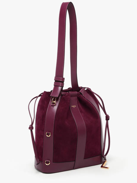 Sac Seau M Elles Cuir Lancel Violet elles A13360 vue secondaire 2